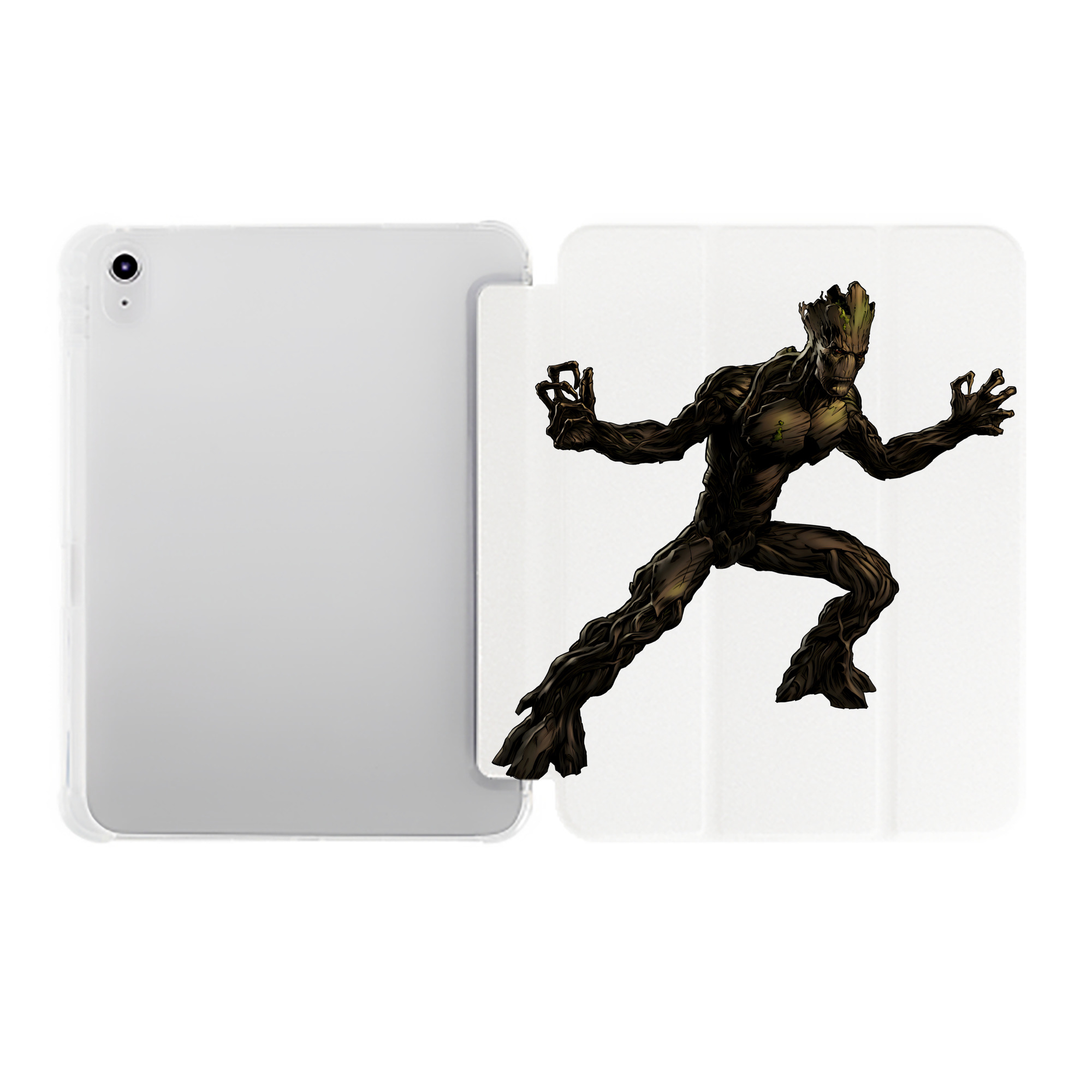 （画像用） アベンジャーズ The Avengers IPad ケース ペン収納付き 三つ折りスタンド PUレザー×シリコン 対応機種9.5/10.5/10.9インチ